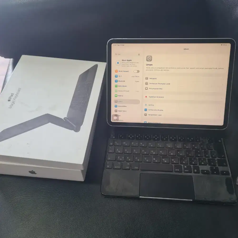 iPad Pro 256GB iBox + Keyboard Original – Siap Pakai