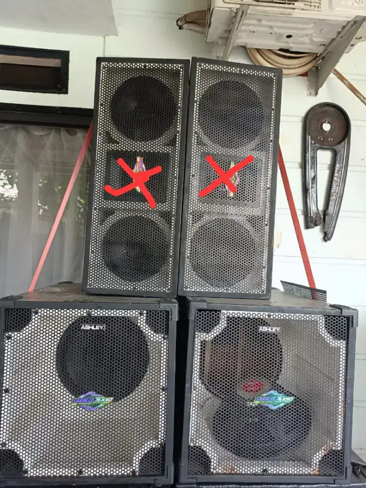 Jual murah box + speakernya 12 in dan 8 in