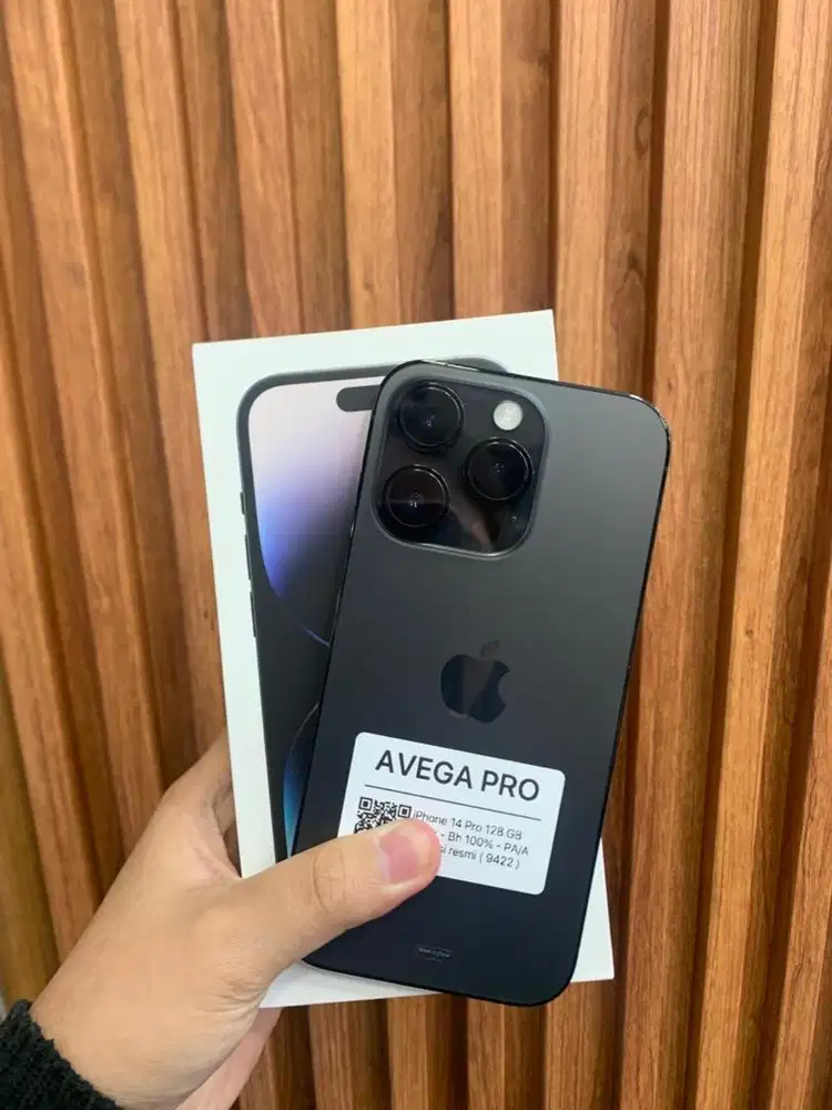 Second iphone 14 pro,128gb bh 100% black ex ibox