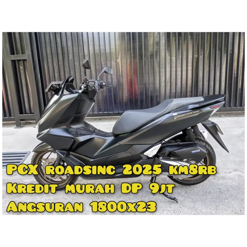PCX roadsinc 2025 hitam doff km8rban