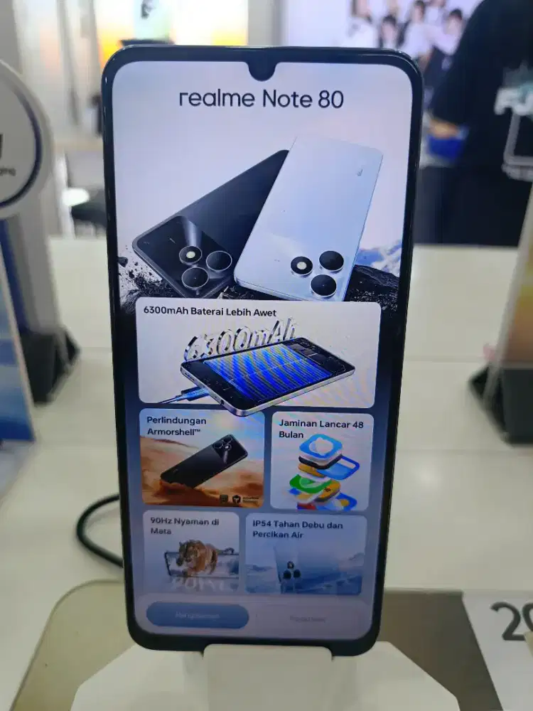 Realme Note 80 Batetai besar 6300 mAh ram upto 12gb*