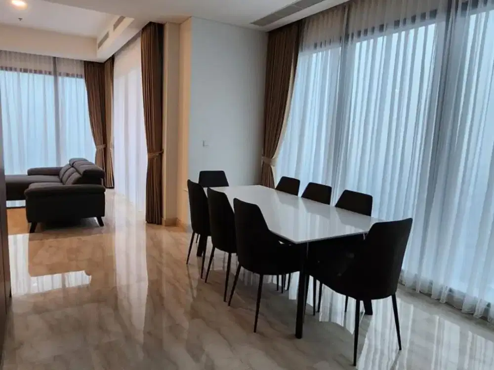 Dijual / Disewa Apartemen 57 Promenade 3BR FF Kondisi Baru Thamrin Jakarta Pusat