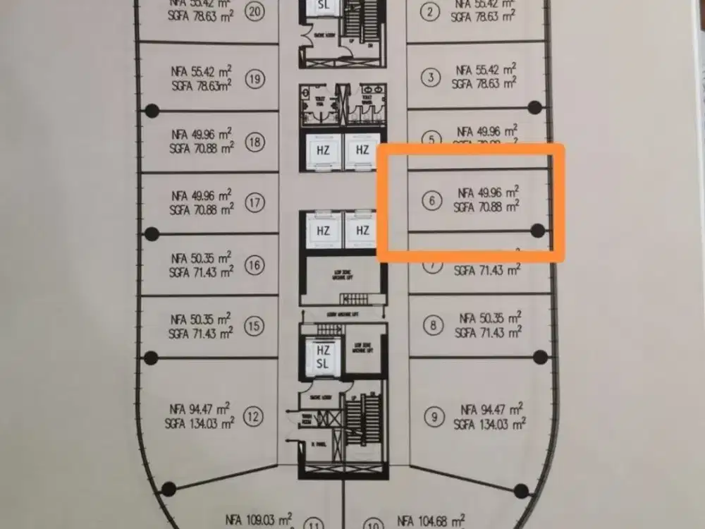 1 Unit Office Space Ciputra World Office Tower Surabaya  Kondisi Full Furnished Sudah ada Gordyn