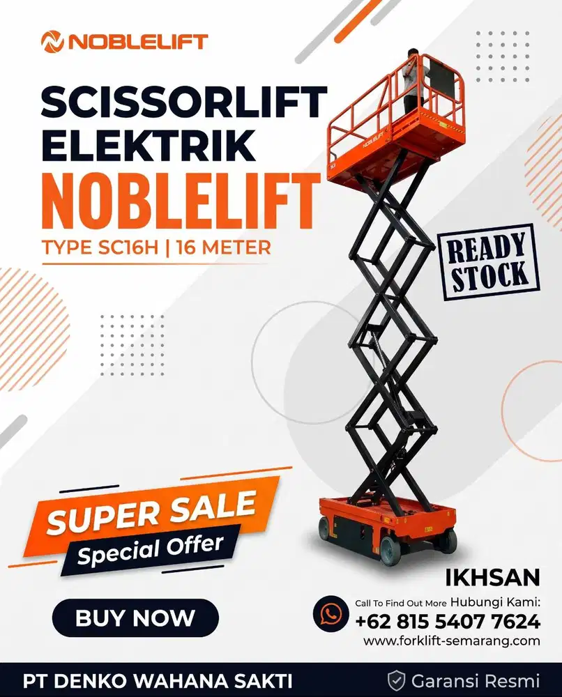 TANGGA ELEKTRIK SCISSORLIFT NOBLELIFT