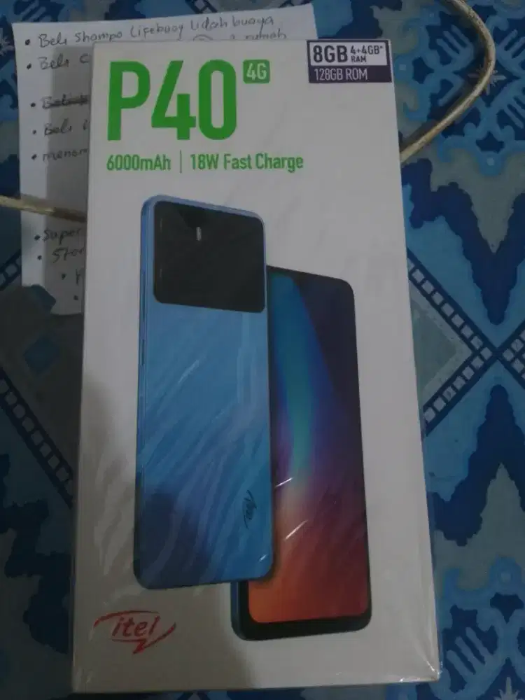 HP bekas merk itel p40