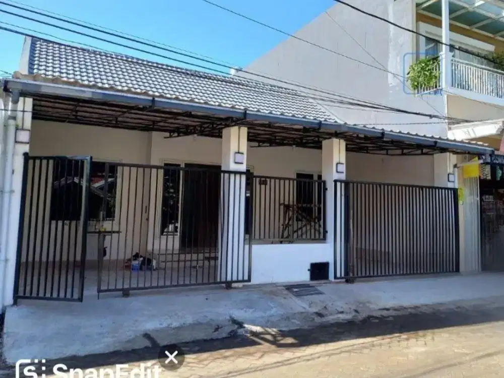 Rumah Siap Huni di Pondok Chandra dekat Club House Row jalan sudah ditinggikan