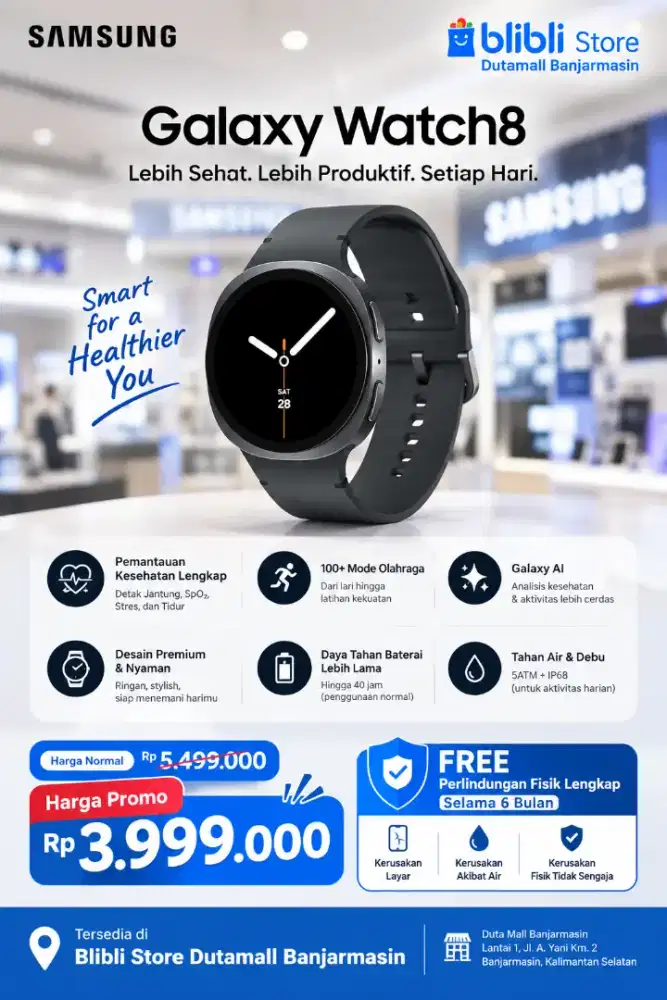 Promo Pembelian Samsung Galaxy Watch 8