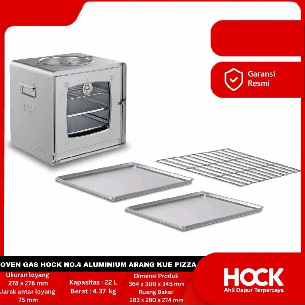New Oven Hawa Tangkring HOCK STAINLESS NOMOR 4
