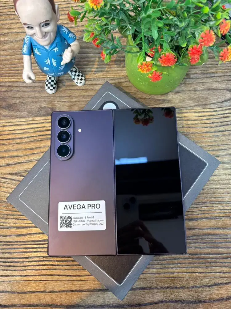 Second samsung z fold 8 ultra,12/256gb violet sein indonesia