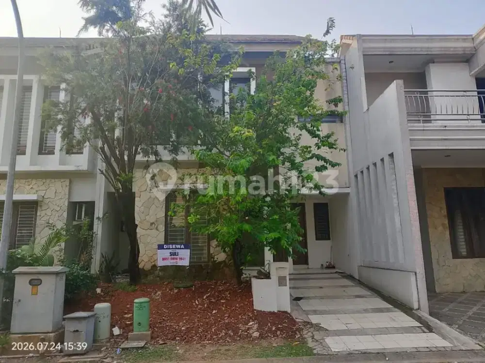 Rumah Siap Huni Cluster Discovery Conserva Bintaro - LT 168M², 4+1 Kamar Tidur, Asri & Nyaman, Lingkungan Asri