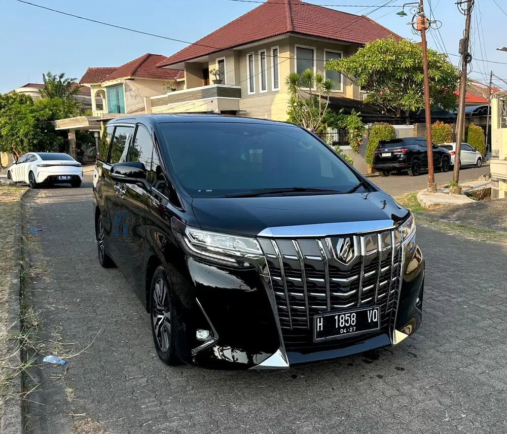 Alphard G ATPM 2022 HITAM FULL ORI LOW KM !