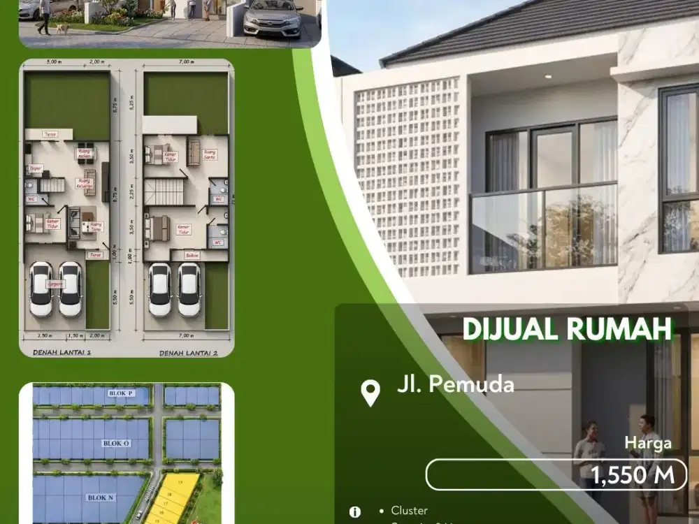 Dijual Rumah Jalan Pemuda Coming Soon Promo untuk Unit Pertama Pekanbaru Kota!