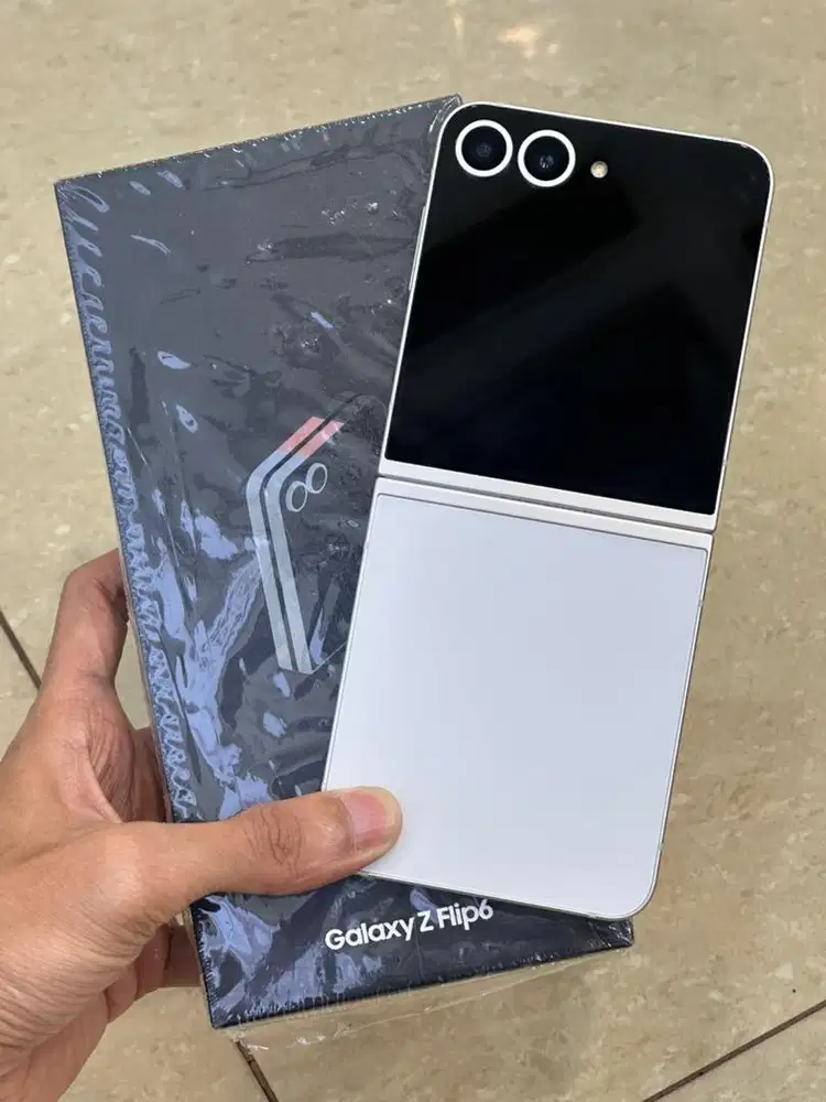 SAMSUNG GALAXY Z FLIP 6 12/256GB WHITE RESMI SEIN