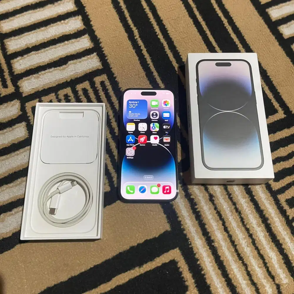 iPhone 14 Pro 1Tb Bea Cukai KH/A Space Black Fullset Original