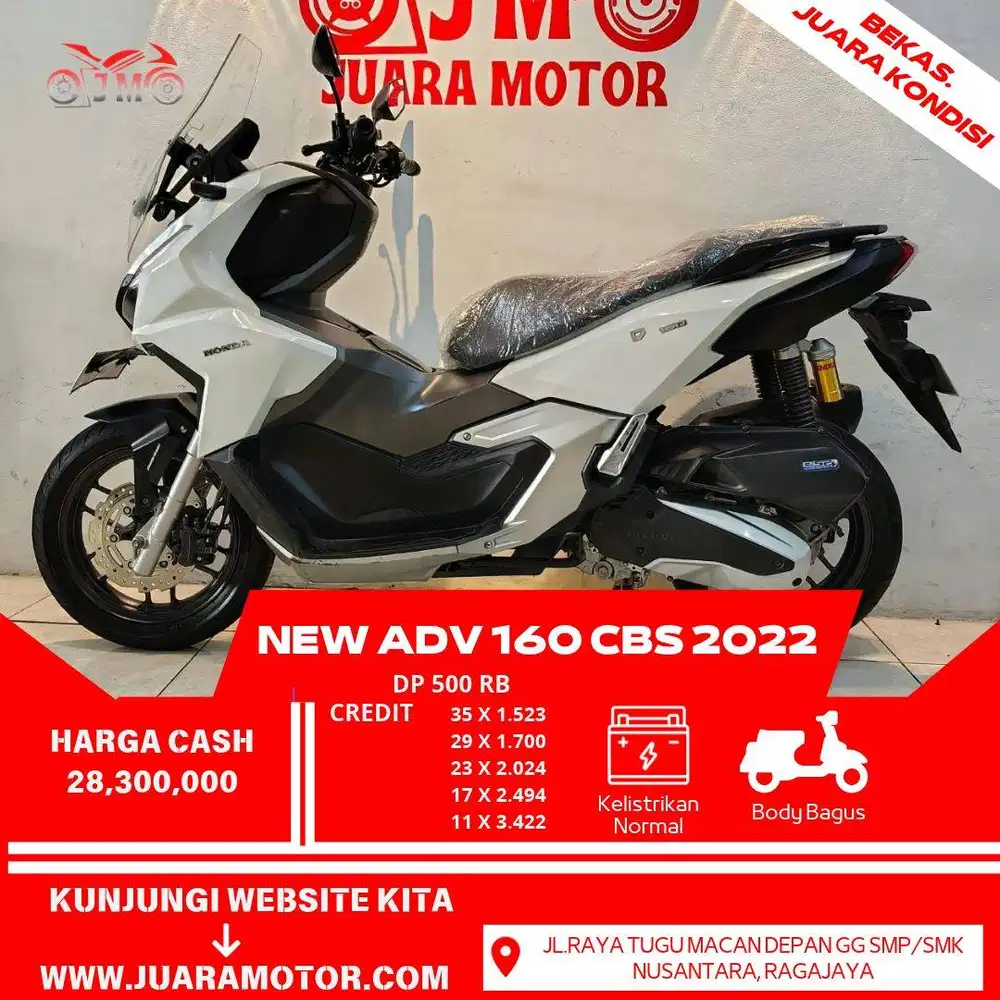 NEW ADV 160 CBS 2022 SURAT LENGKAP UNIT SIAP PAKAI DP MULAI 500 RB