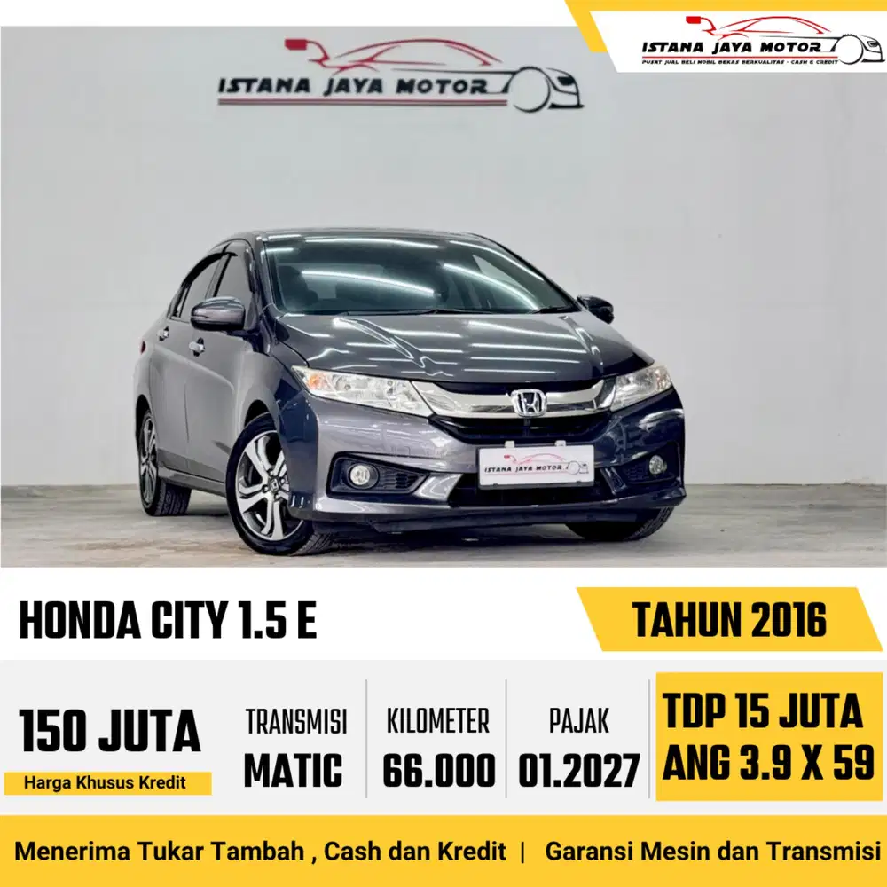 HONDA CITY 1.5 E AT 2016