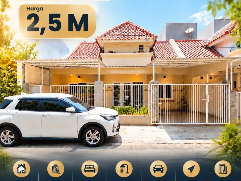 rumah siap huni di Galaxy Bumi Permai hadap barat