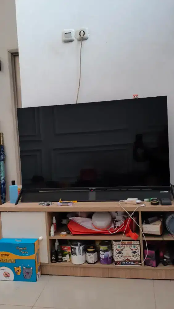 TV Polytron 43inch, Google TV, Tanpa Soundbar
