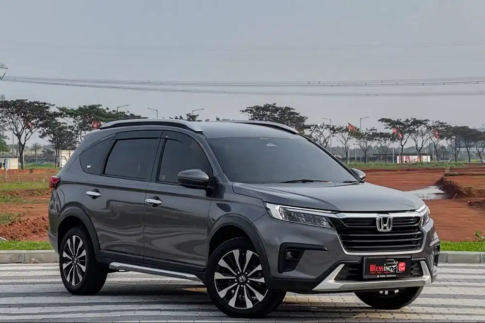 Honda BRV BR-V 1.5 Prestige Sensing CVT 2022 Abu abu. FULL RECORD!!!