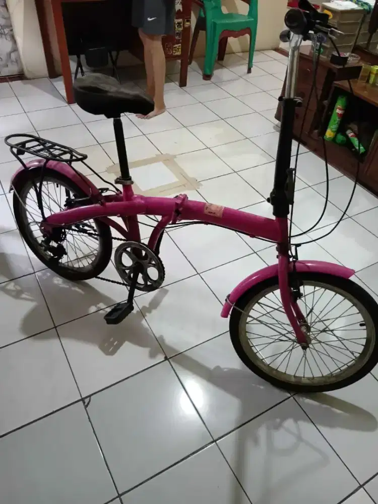 Sepeda lipat ukuran besar shimano 20