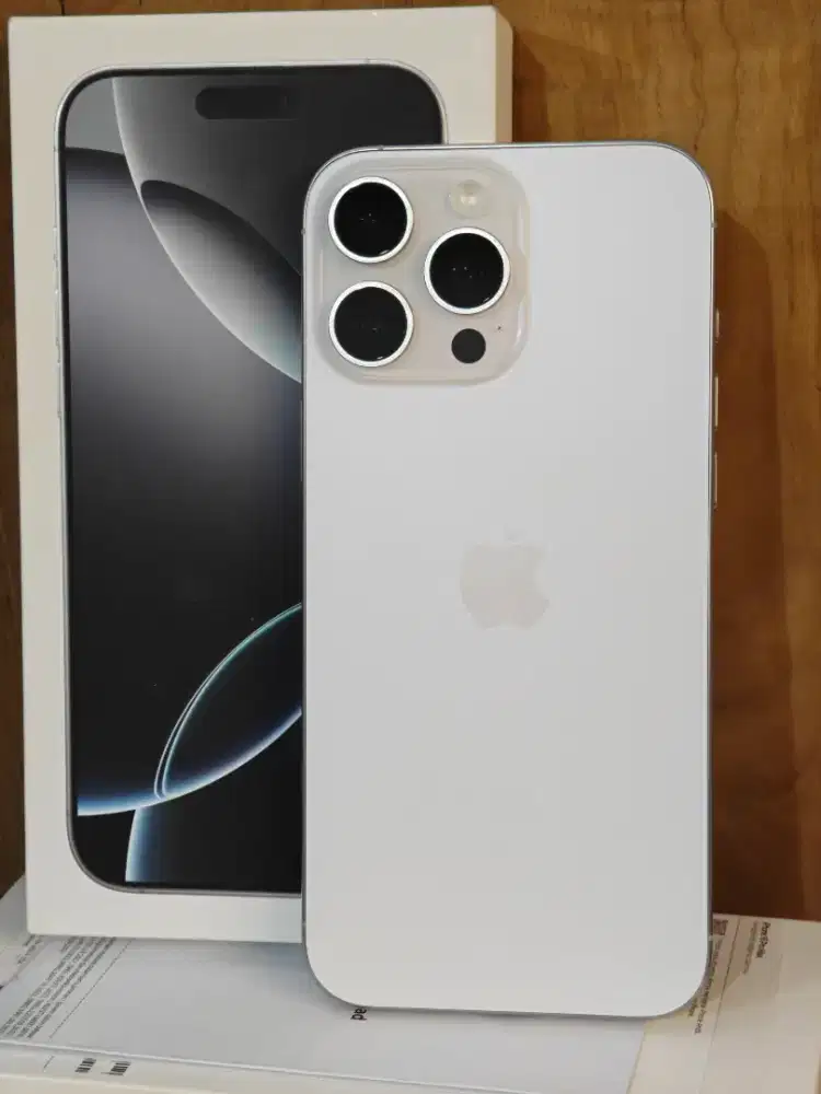 Iphone 16 pro max 256 ibox bekas resmi- batere 92%