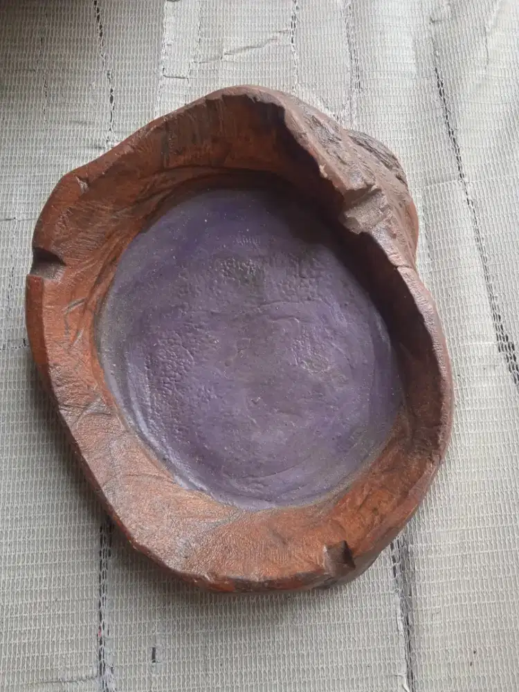 Asbak roko dari  kayu jati