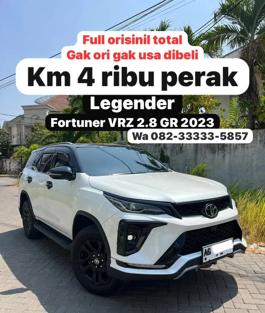 Km4ribu legender fortuner vrz 2.8 GR 2025 tg1 dr baru spt baru
