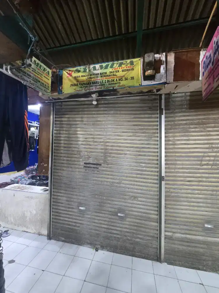 DIJUAL STAND DI PASAR KAPASAN