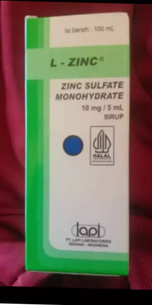 L-ZINC zinc sulfate monohydrate sirup 100ML