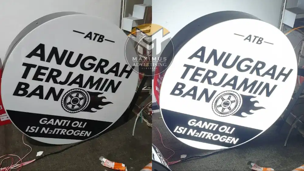 Neon Box Light Box Bebas Design Termurah Siap Pakai