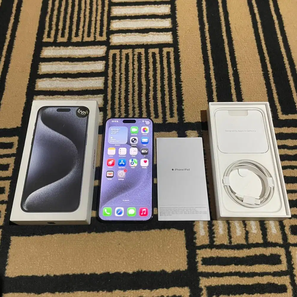 iPhone 15 Pro Max 256gb iBox PA/A Blue Titanium Fullset Original