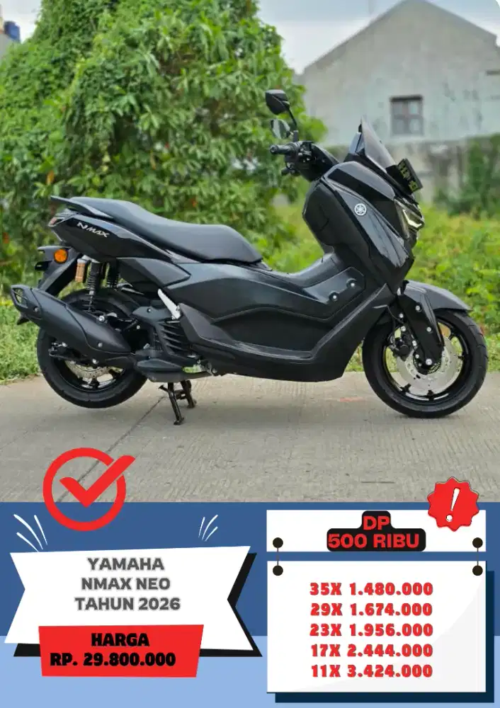 Yamaha Nmax Neo Tahun 2026 Gres Siap Pakai DP 500 Ribu