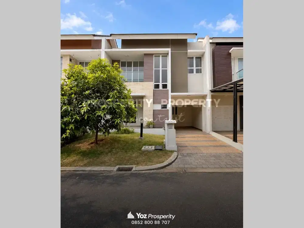 Rumah Lebar 8 di Cluster Vivaldi Kawasan Symphonia Summarecon Gading Serpong