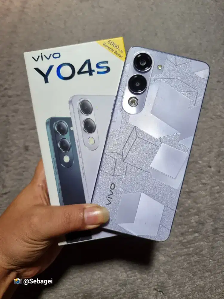 Vivo Y04s Ram 8GB 4+4/64GB 6000mAh Murah Siap Pake (Lok Cicaheum)