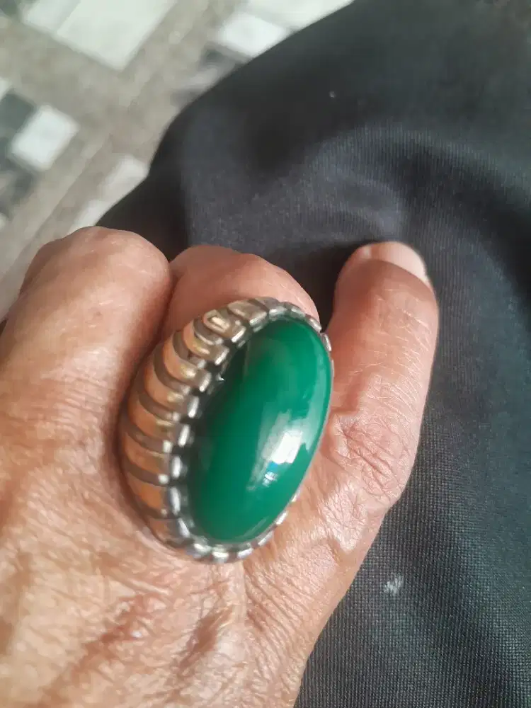 Batu hijau garut ohen original mulus temvus jumbo minat wa
