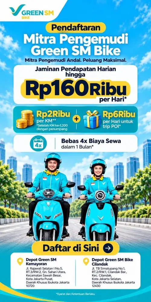 LOWONGAN GREEN SM DRIVER