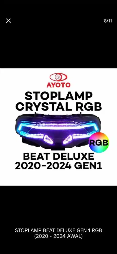 Stoplamp RGB Ayoto Beat Deluxe Gen 1