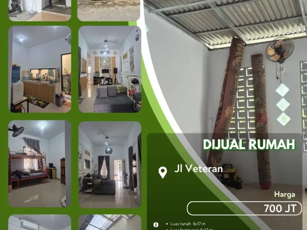 Dijual Rumah Tengah Kota Jalan Veteran Pekanbaru Kota Siap Huni!