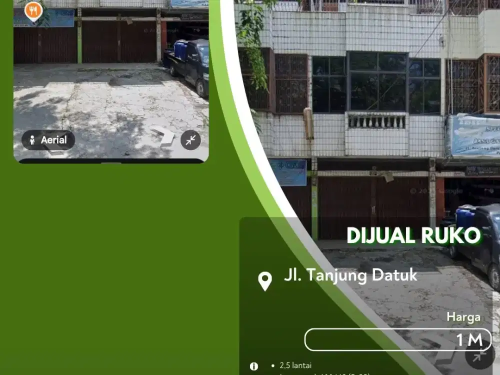 Dijual Ruko Jalan Tanjung Datuk Pekanbaru Kota Siap Usaha!