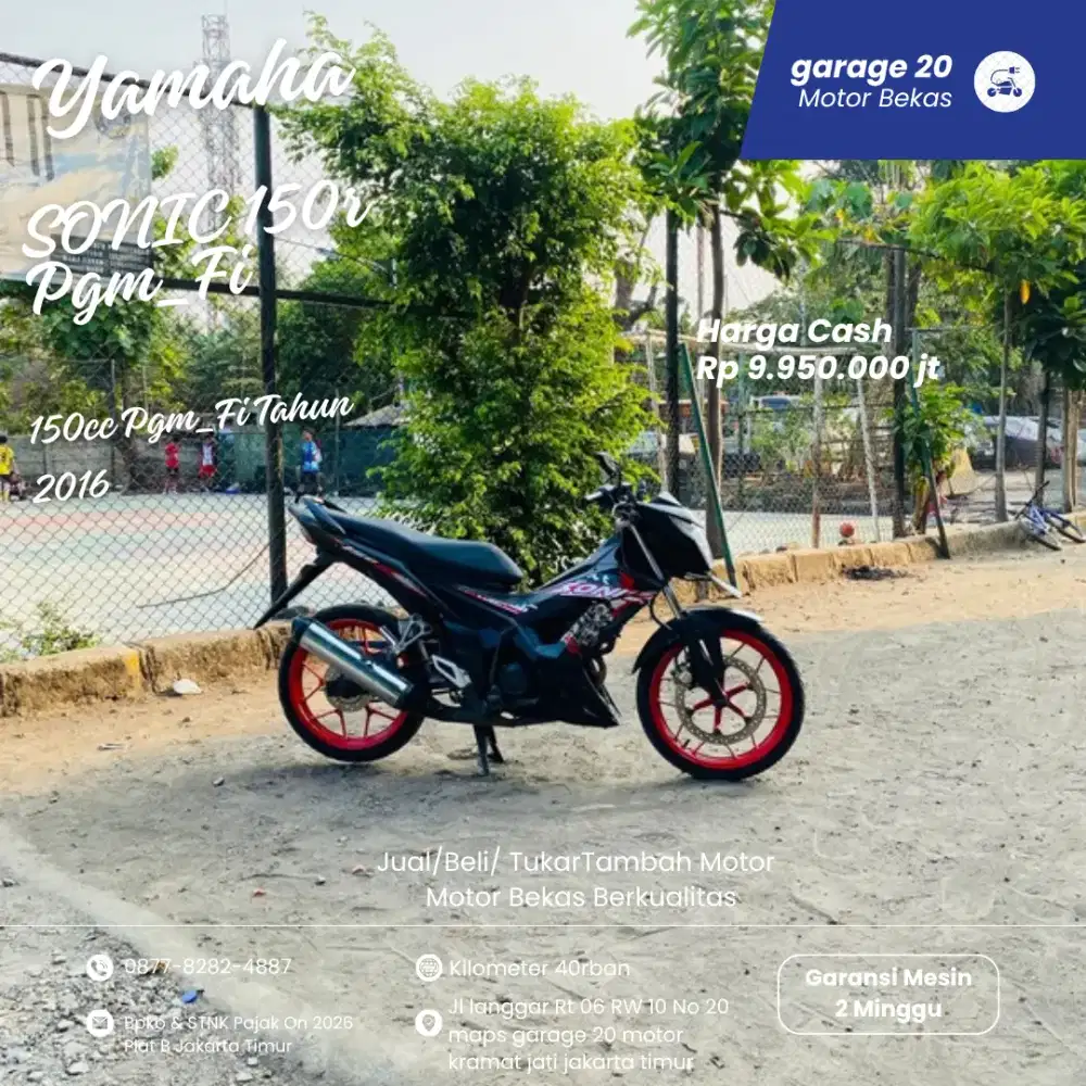 Honda Sonic 150R Facelift Pgm_Fi SE Tahun 2016 Pajak Hidup