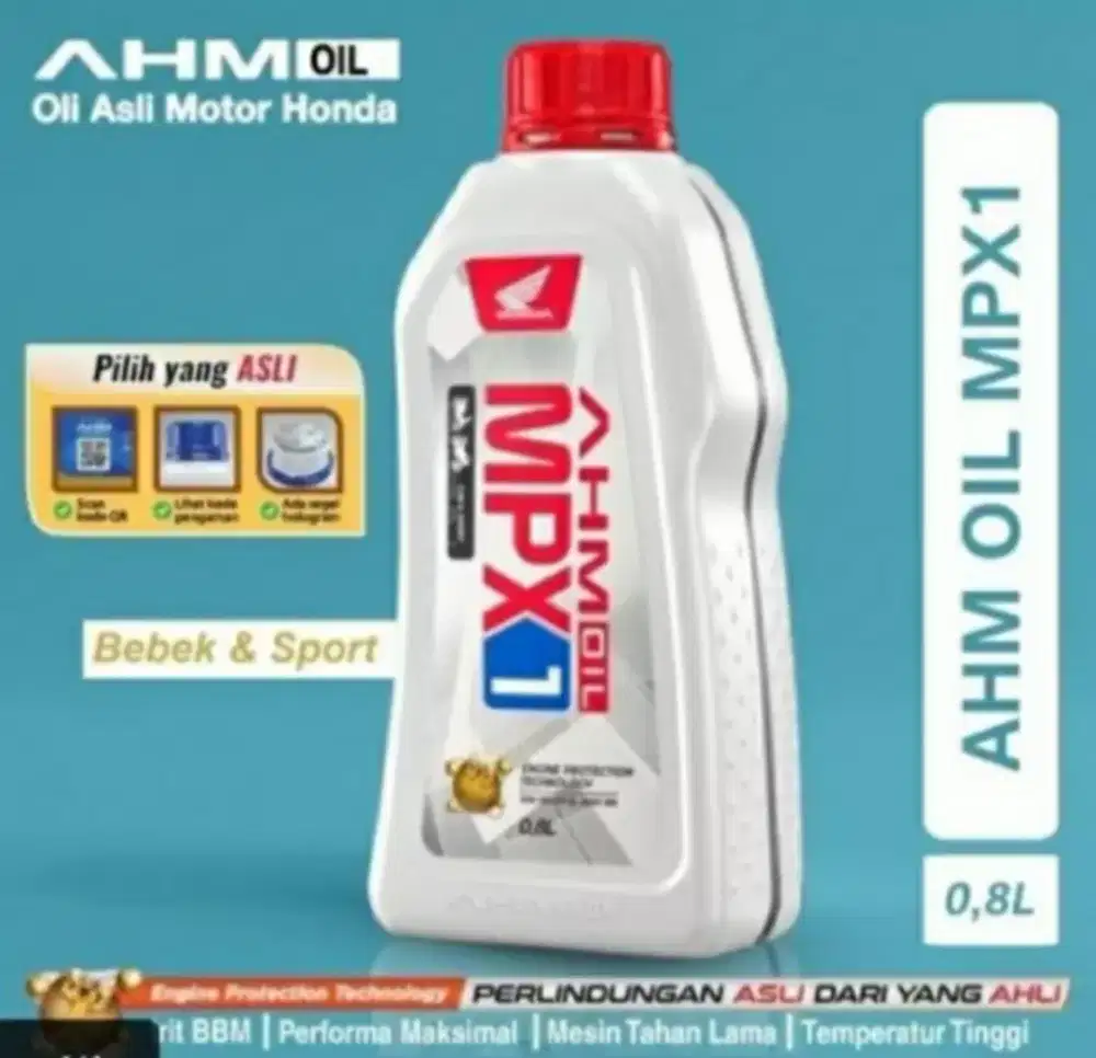 Oli MPX1 0,8Liter 10W-30 API SL JASO MA