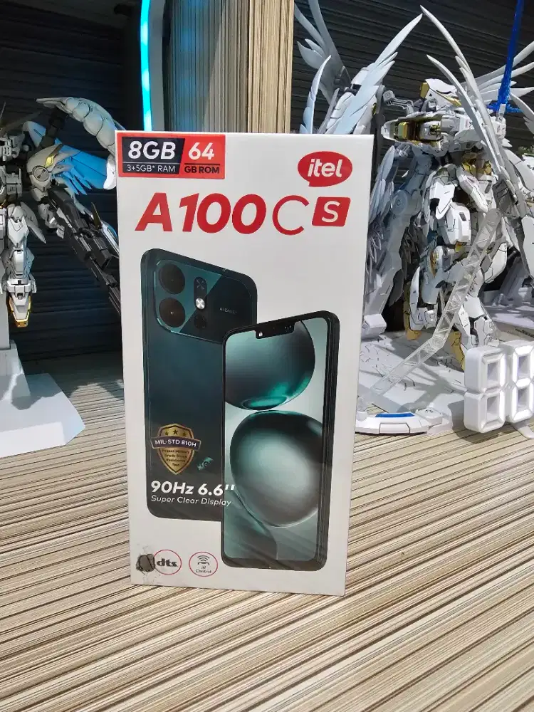 (Black) Itel A100CS (3+5/64gb) Garansi resmi