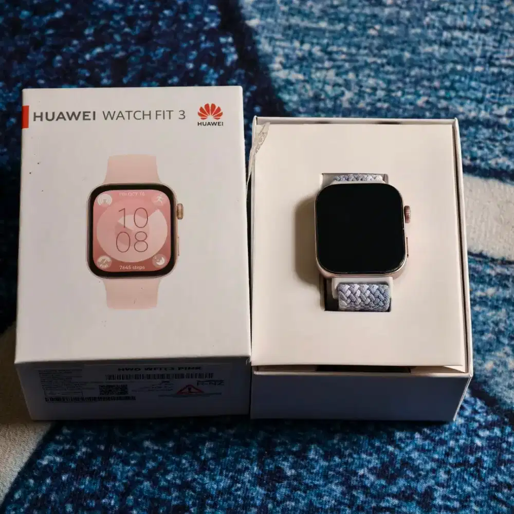 Huawei Watch Fit 3 Pink - Smartwatch second Fullset No Minus