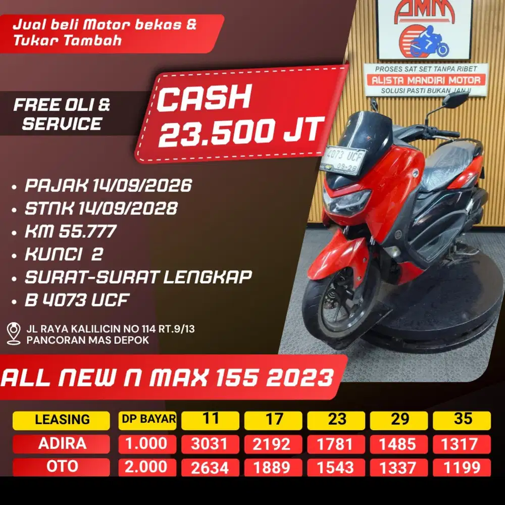 ALL NEW NMAX 155 2023 CASH / KREDIT ALISTA