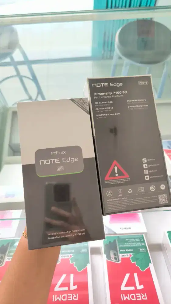 Infinix note edge 5g 8/256 garansi resmi infinix 12 bulan