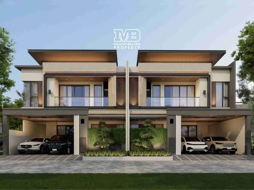 DIJUAL RUMAH BARU DG LAYOUT FUNGSIONAL UNTUK KELUARGA HADAP SELATAN, LOKASI STRASTEGIS GRIYALOKA BSD