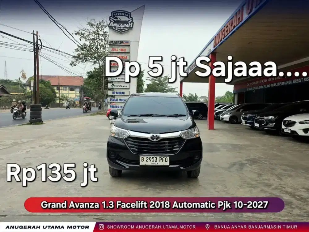 Dp5jt Grand Avanza 1.3 Facelift 2018 Automatic