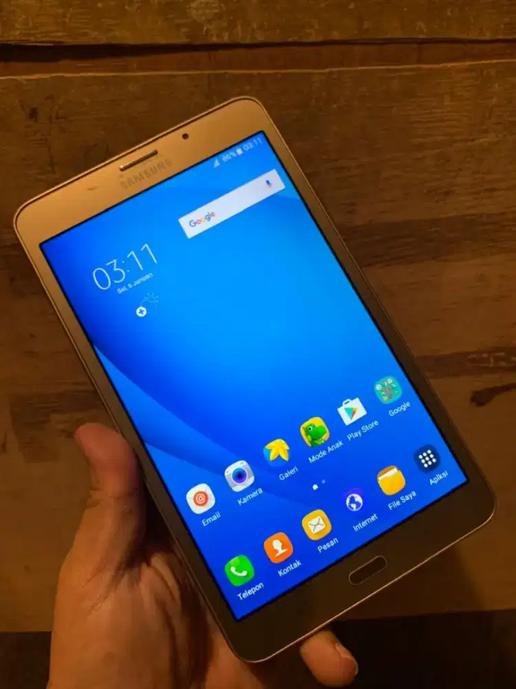 Dijual Samsung Galaxy TAB J Gold Original No Minus