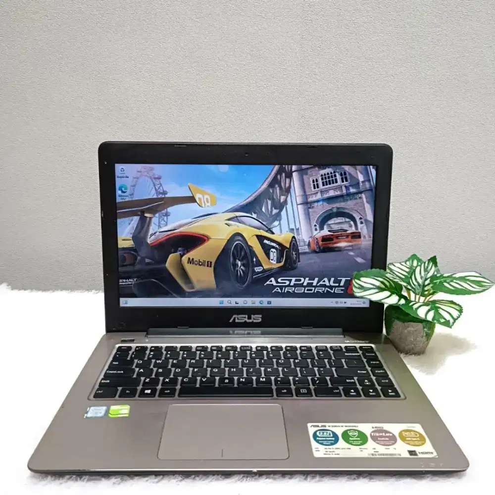 LAPTOP ASUS A456UR INTEL CORE I5 6200U VGA NVIDIA GE FORCE 930MX 2GB