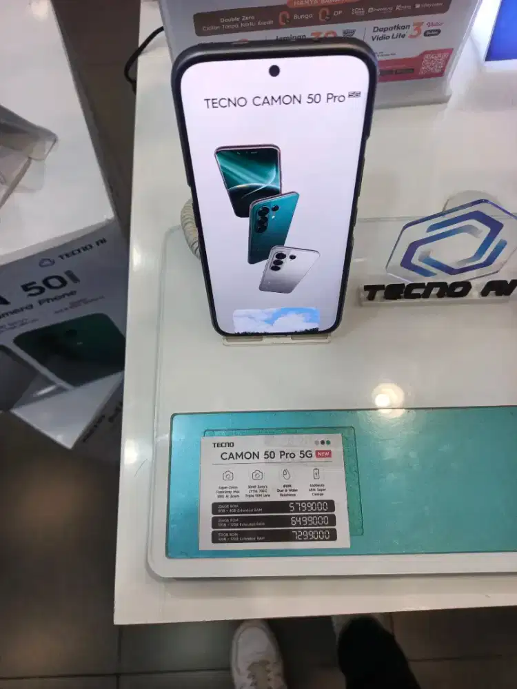 TECNO CAMON 50 PRO 5G HADIAH TWS ORIGINAL